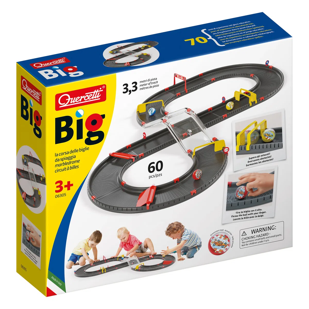 Quercetti 6305 Big Marbledrome Pista per Biglie