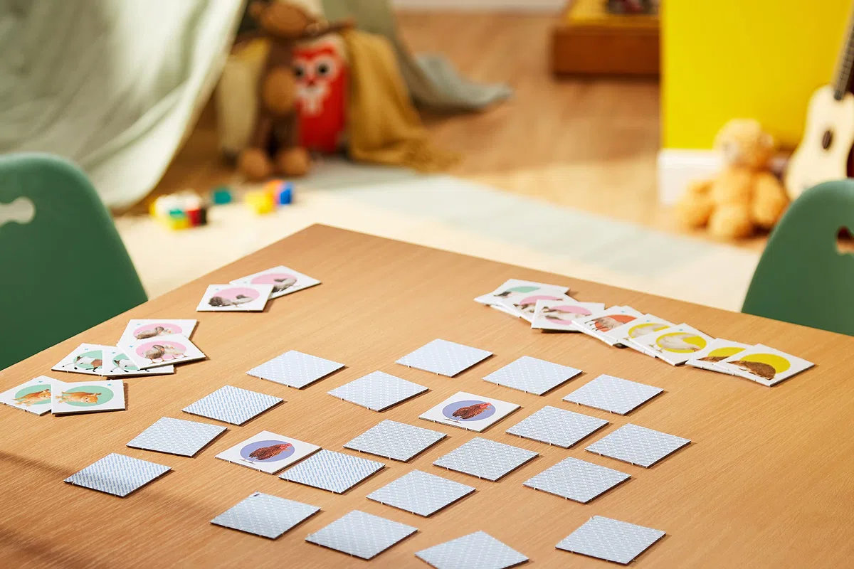 Clementoni - 18076 - Memo Games - Farm Animals, gioco di memoria e associazione, gioco educativo bambini 3 anni, gioco da tavolo per bambini - Made in Italy