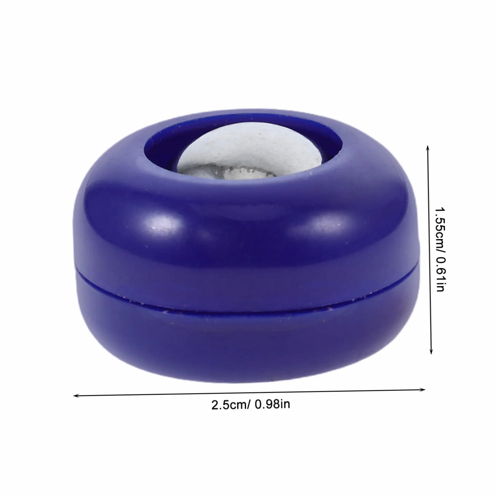 Vaguelly Mini Shuffleboard da Tavolo 20 Pezzi, Accessori in Pp per Gioco di Curling, Set Completo per Interni ed Esterni, Dischi Colorati Blu e Arancione, Attrezzatura Sportiva