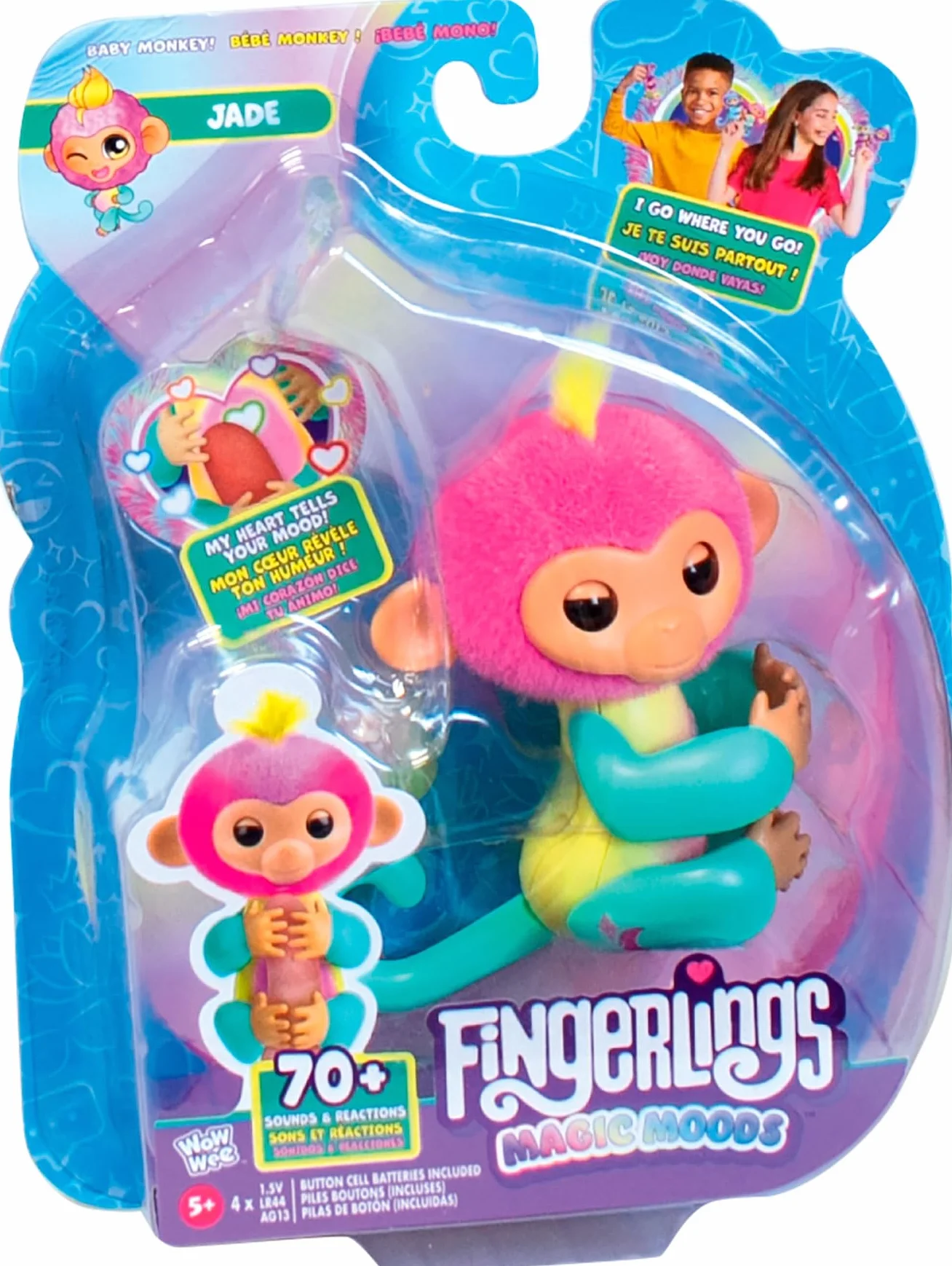 Fingerlings - LANSAY - Magic Moods Jade - Jeu de récré - Des 5 ans