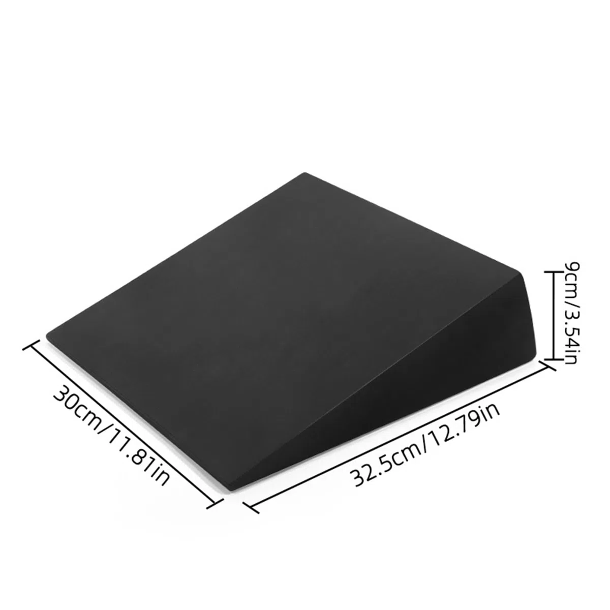 Tavola inclinata antiscivolo in schiuma ad alta densità per squat, cuneo portatile per fitness, stretching, yoga, flessibilità alla caviglia del polpaccio, accessori per allenamento per uomini e donne