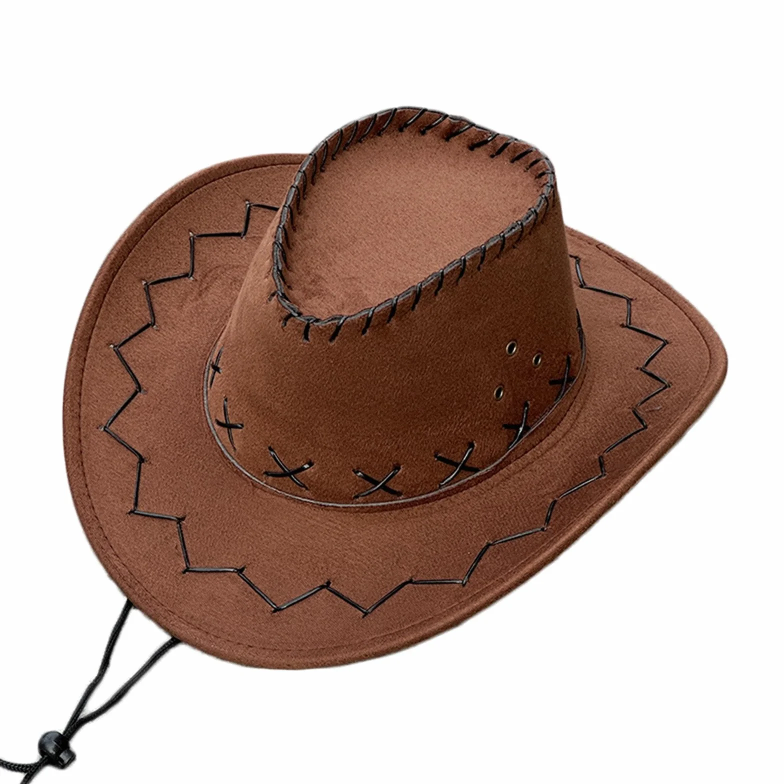 Générique Cappelli da cowboy per bambini in similpelle per bambini, ideale per feste a tema e costumi di Halloween. Abbigliamento Bambini Indipendente