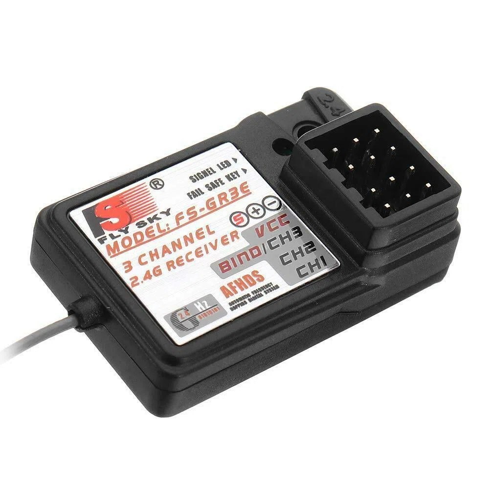 Ricevitore RC 2,4 GHz per auto barca, FS-GR3E 3 canali 3CH ricevitore per trasmettitore Fs-GR3C GT3B GT2 GT2E GT2G FS-T4B FS-i4 GT6B FS-i6