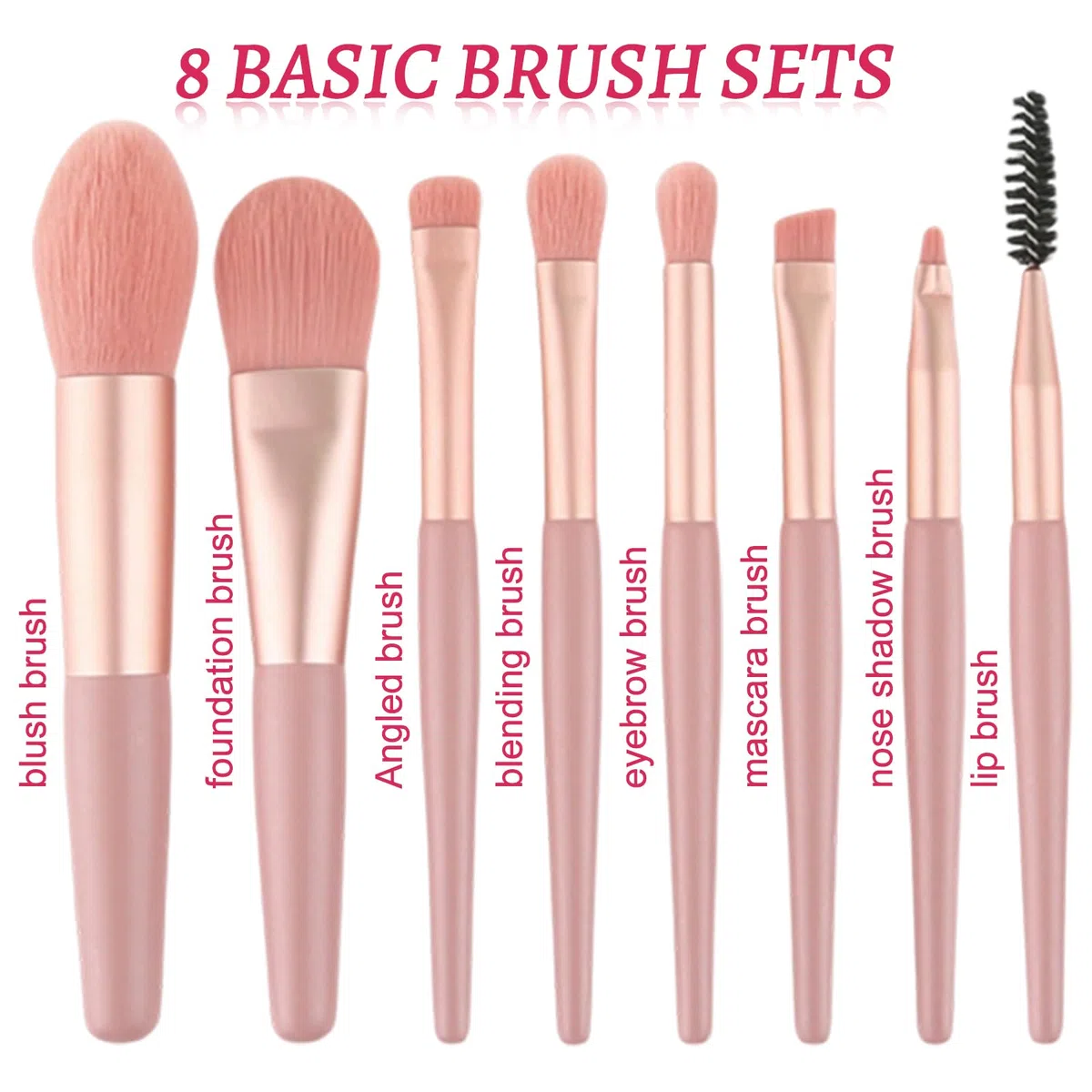 Set Trucco per Bambine, Set Trucco per Ragazze con Specchio e 9 Pennelli, Cosmetici Giocattolo Non Tossici Bambini, Kit di Bellezza Cosmetica per Compleanni Feste Spettacoli Halloween Natale