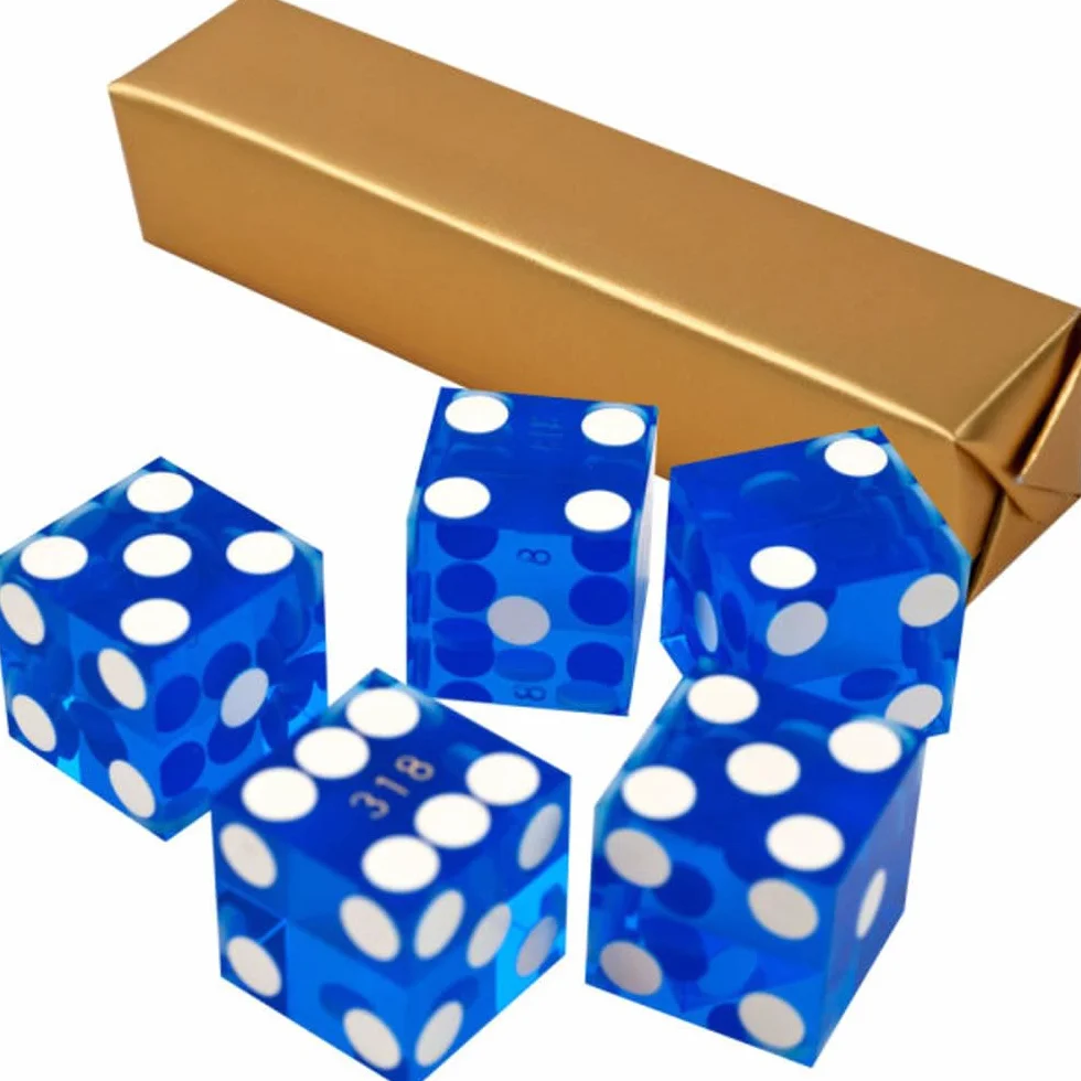 Trademark Poker, Set Dadi da Casinò da 19 mm, in Serie, Grado A