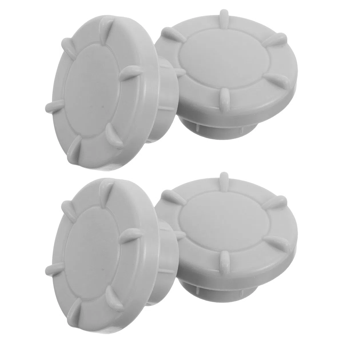UPKOCH 4 tappi a vite per scivoli per bambini - Copridadi in plastica grigia per scivoli per bambini al coperto - Tappi a vite di fissaggio Protezione di sicurezza per bullone per parco giochi per