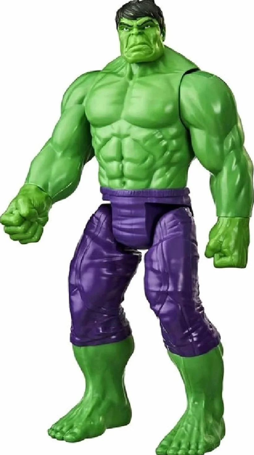 Hasbro Marvel Avengers - Titan Hero Series Blast Gear, Action figure di Hulk (classe Deluxe), di 30 cm, per bambini dai 4 anni in su