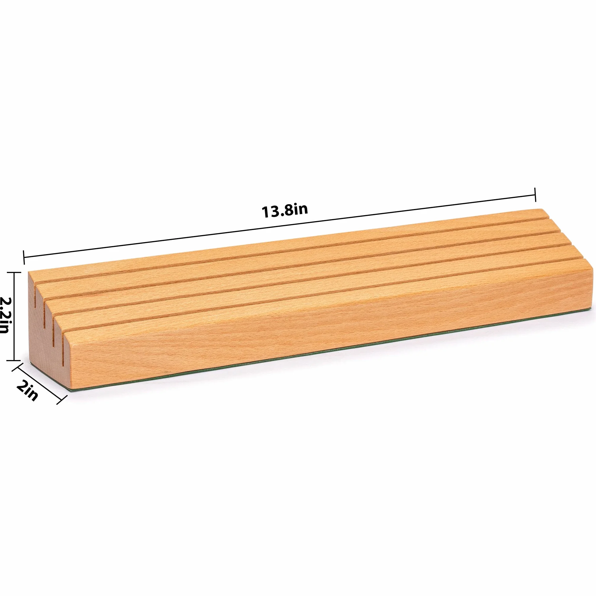 Yellow Mountain Imports, Porta Carte da Gioco XL in Legno Massello di Faggio - Set da 2