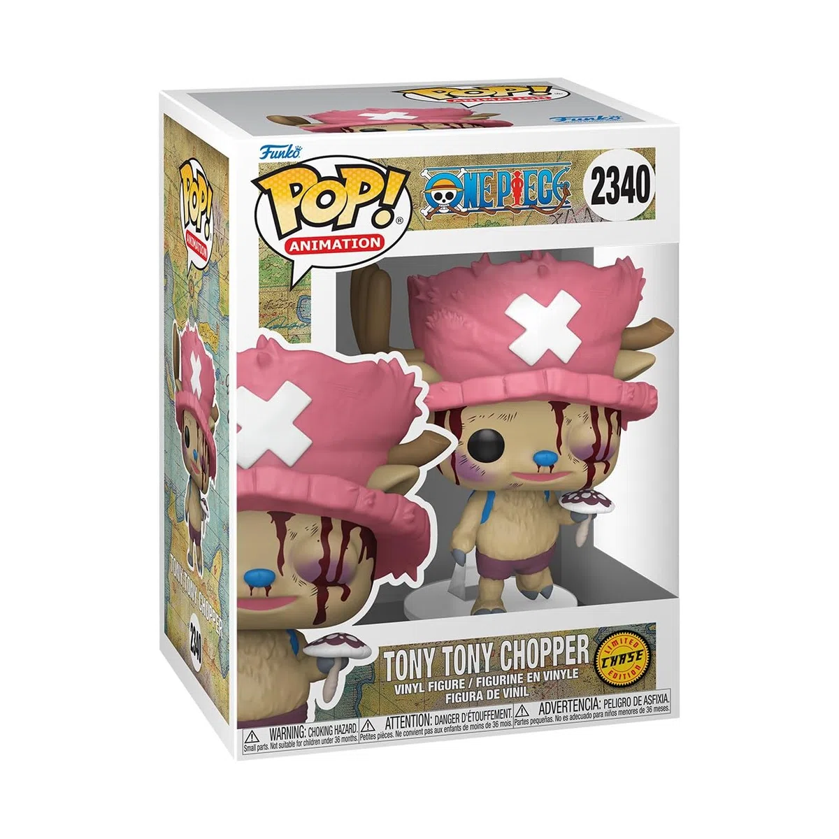 Funko POP! Animation: One Piece - Chopper - 1 in 6 chance of receiving the rare Chase variant - Styles Vary - Figura in vinile da collezione - Idea regalo - Prodotto ufficiale