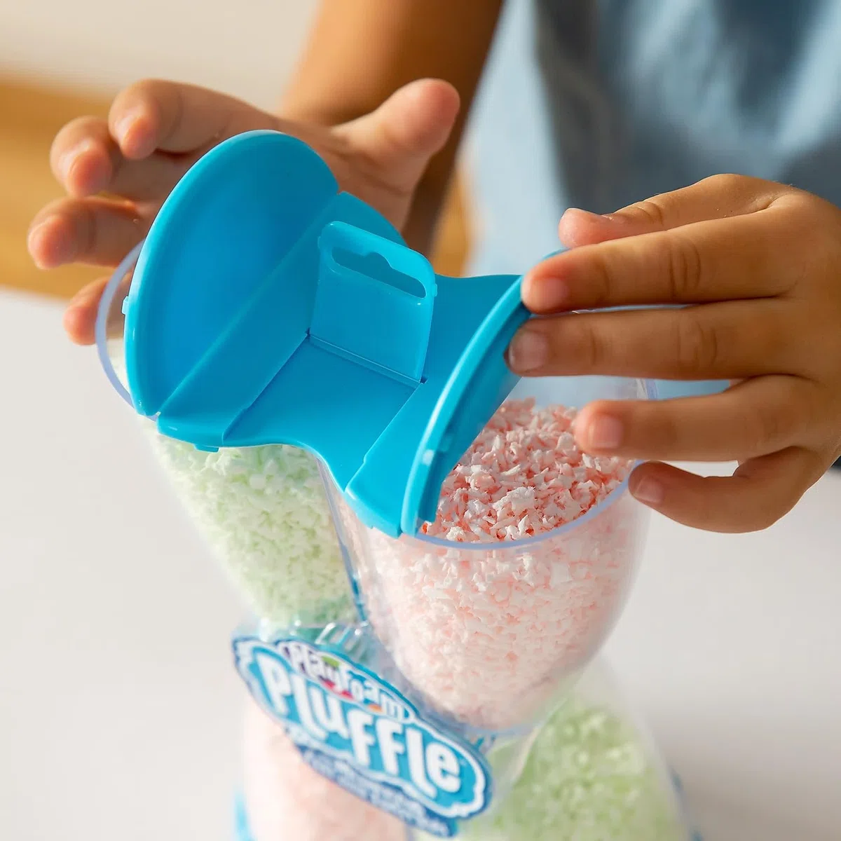 Learning Resources Playfoam Pluffle Twist Glow in The Dark, Gioco sensoriale, Non Si secca mai