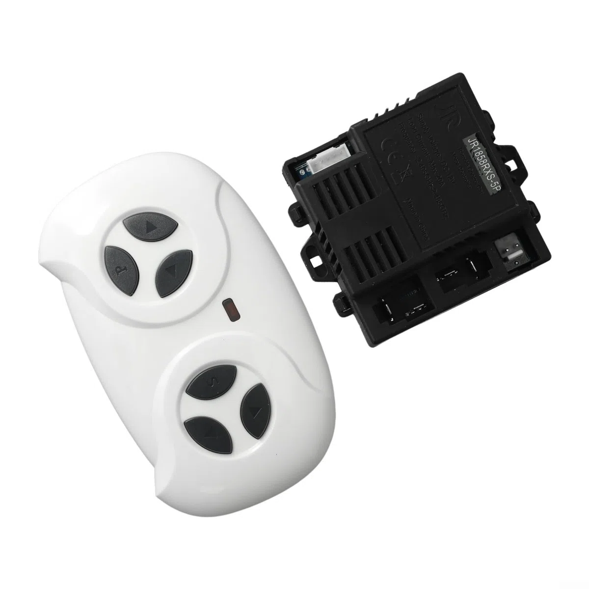 ReachMall Ricevitore per Telecomando di Auto Elettriche per Bambini, Controller per Macchinina per Bambini, Ricevitore per Auto Giocattolo, Parti di Ricambio per Auto Elettriche (Set Completo JR1858RX