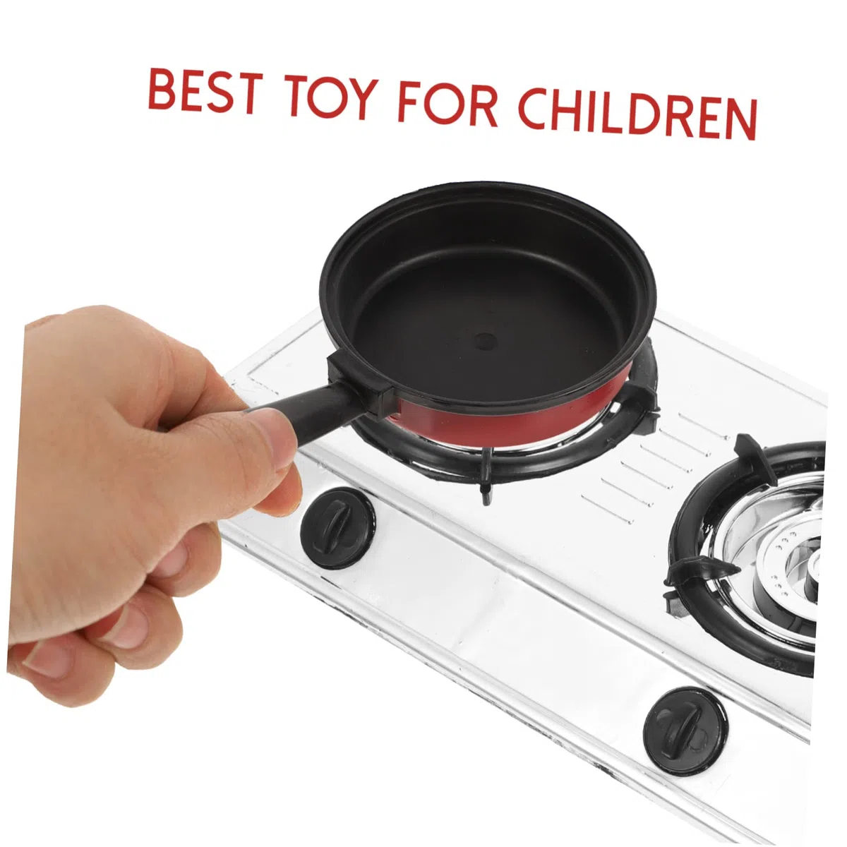 HEMOTON giocattolo da tavola vestito per bambini di legno mini giocattoli set da gioco in legno pentole da gioco per la casa utensili da cucina per la casa cibo stoviglie padella impostare