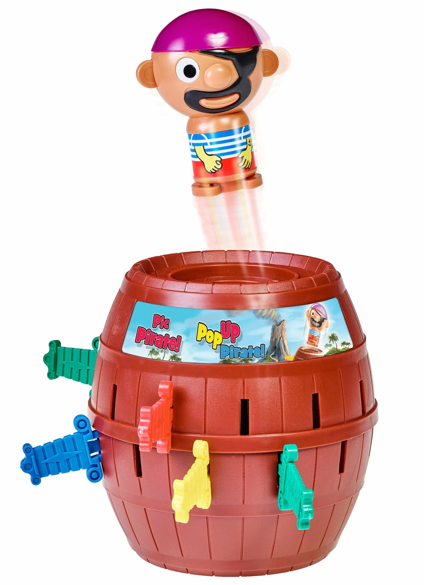 Tomy - Pop Up Pirate Bambini Gioco Di Abilità Fino-Motorie, T7028A1