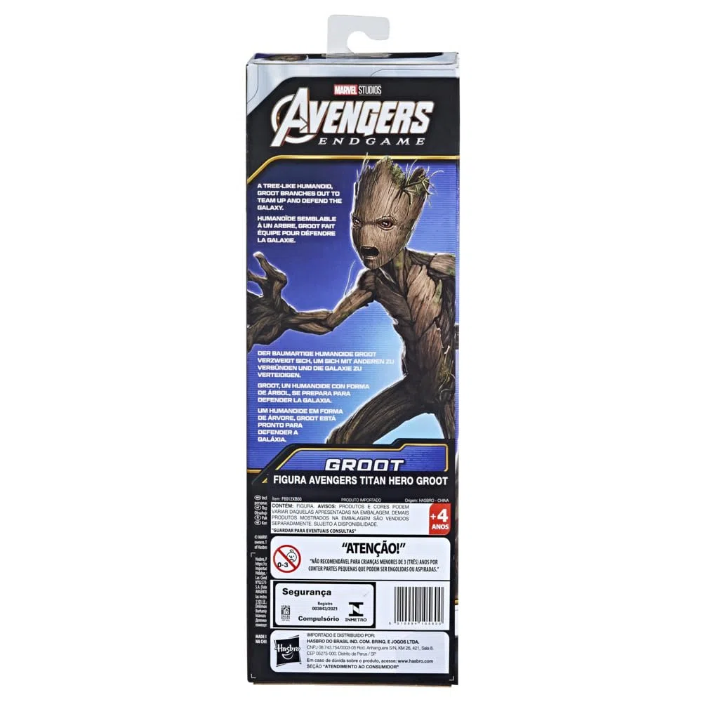 Hasbro Marvel Avengers Titan Hero Series, action figure di Groot da 30 cm ispirata al film ""Avengers: Endgame"", giocattoli Marvel per bambini e bambine dai 4 anni in su