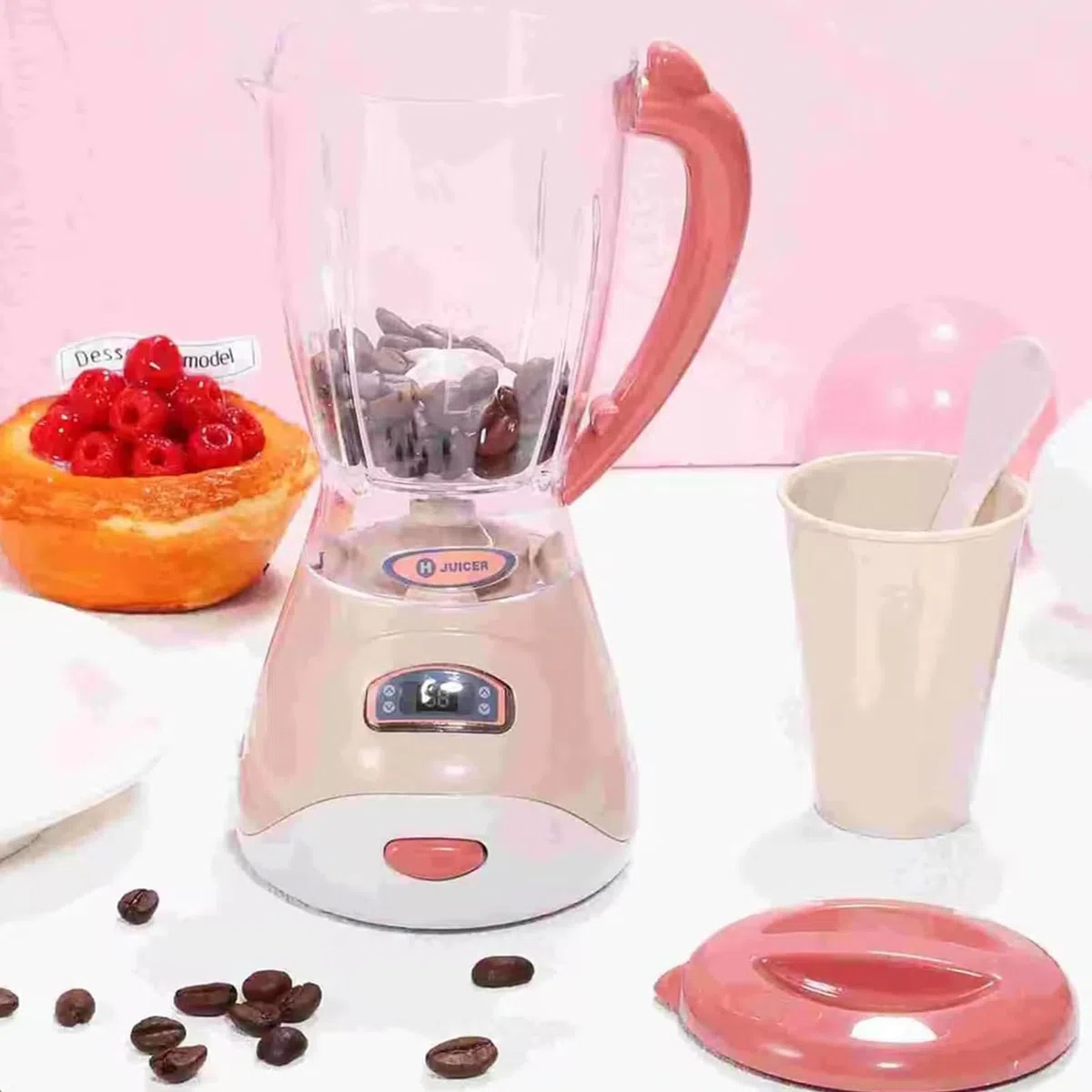 Frullatore Per Bambini, Elettrodomestico Cucina Gioco Simulazione, Regalo Educativo per Ragazzi Ragazze Asilo Casa Giardino
