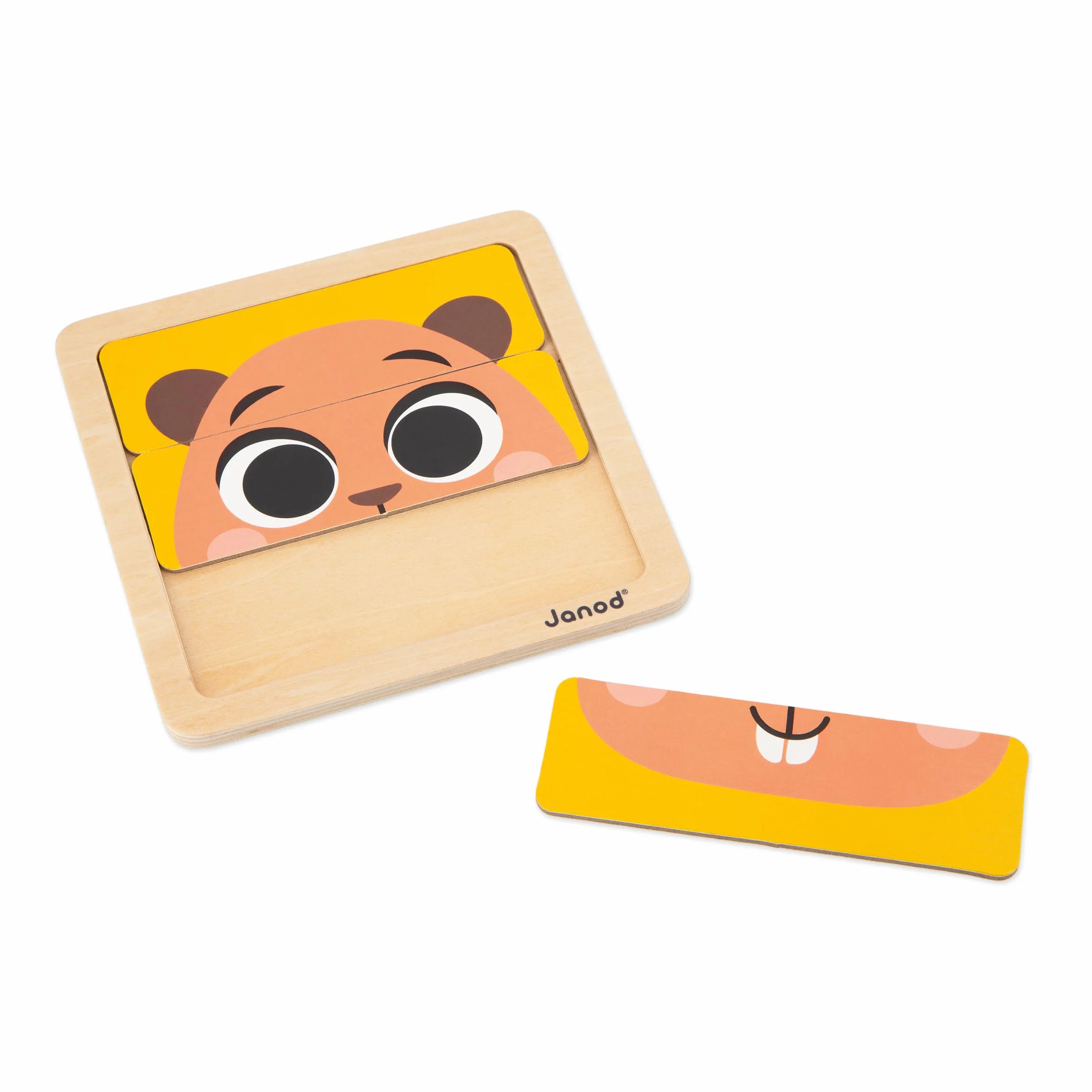 Janod - Box Giochi Neonato - dai 36 Mesi - Giocattoli Multisensoriali con Puzzle e attività Manuali per Bambini - Giocattoli di attività e Sviluppo Psicomotorio - dai 3 Anni - J04066