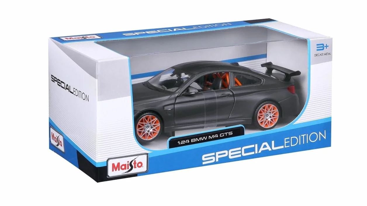 BBURAGO BMW M4 GTS - Modellino Realistico Auto in Scala 1:24, Licenza Ufficiale BMW, Età Consigliata 3+ Anni