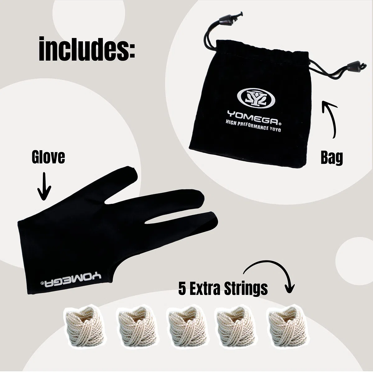 Yomega Maverick – Yoyo professionale in alluminio per bambini e principianti con cuscinetto a sfera di dimensioni C per avanzati yo yo Tricks e ritorno reattivo + 2 corde extra