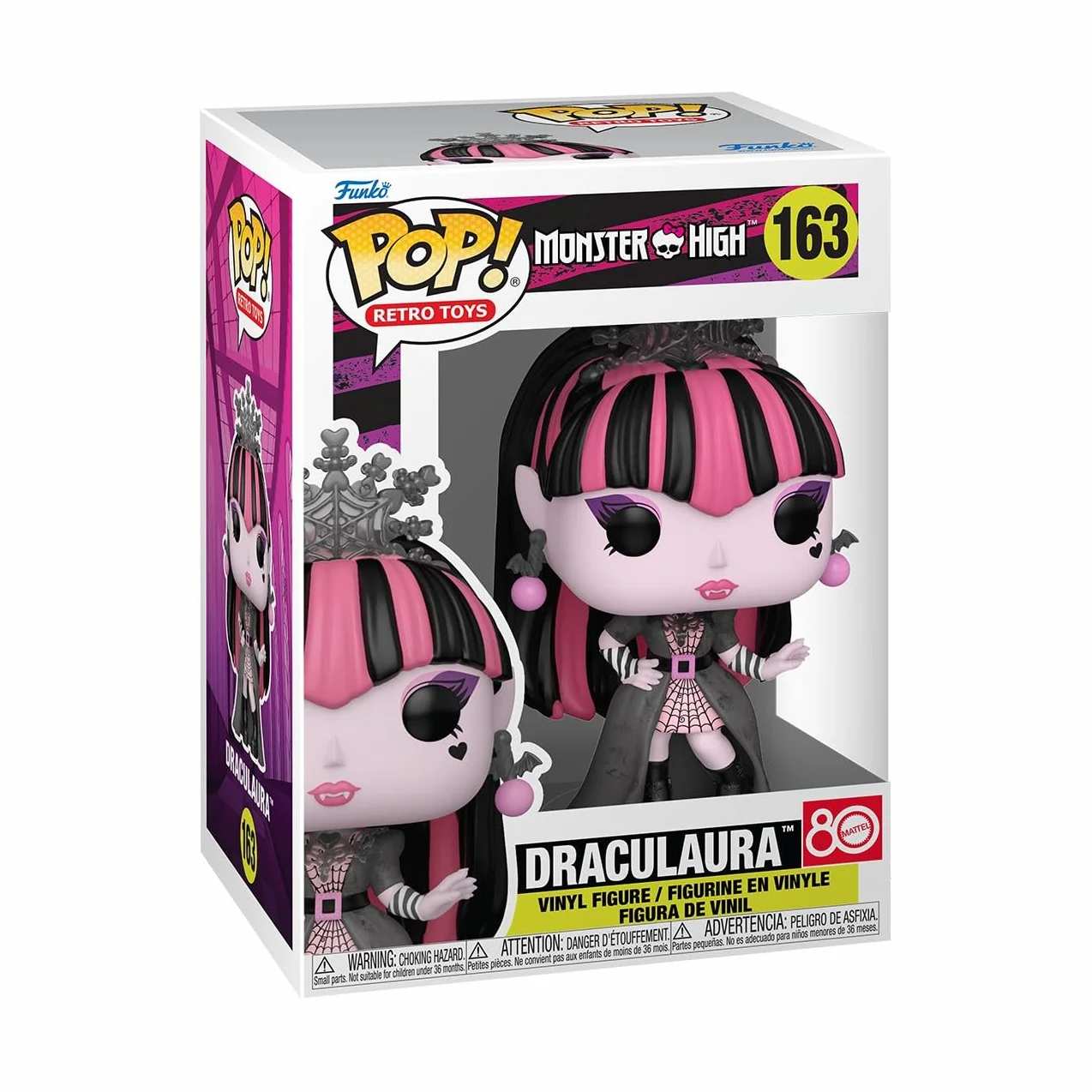 Funko POP! Retro: Monster High - Draculaura - Figura in vinile da collezione - Idea regalo - Prodotto ufficiale - Giocattoli per bambini e adulti - Modello di figura per collezionisti ed esposizione