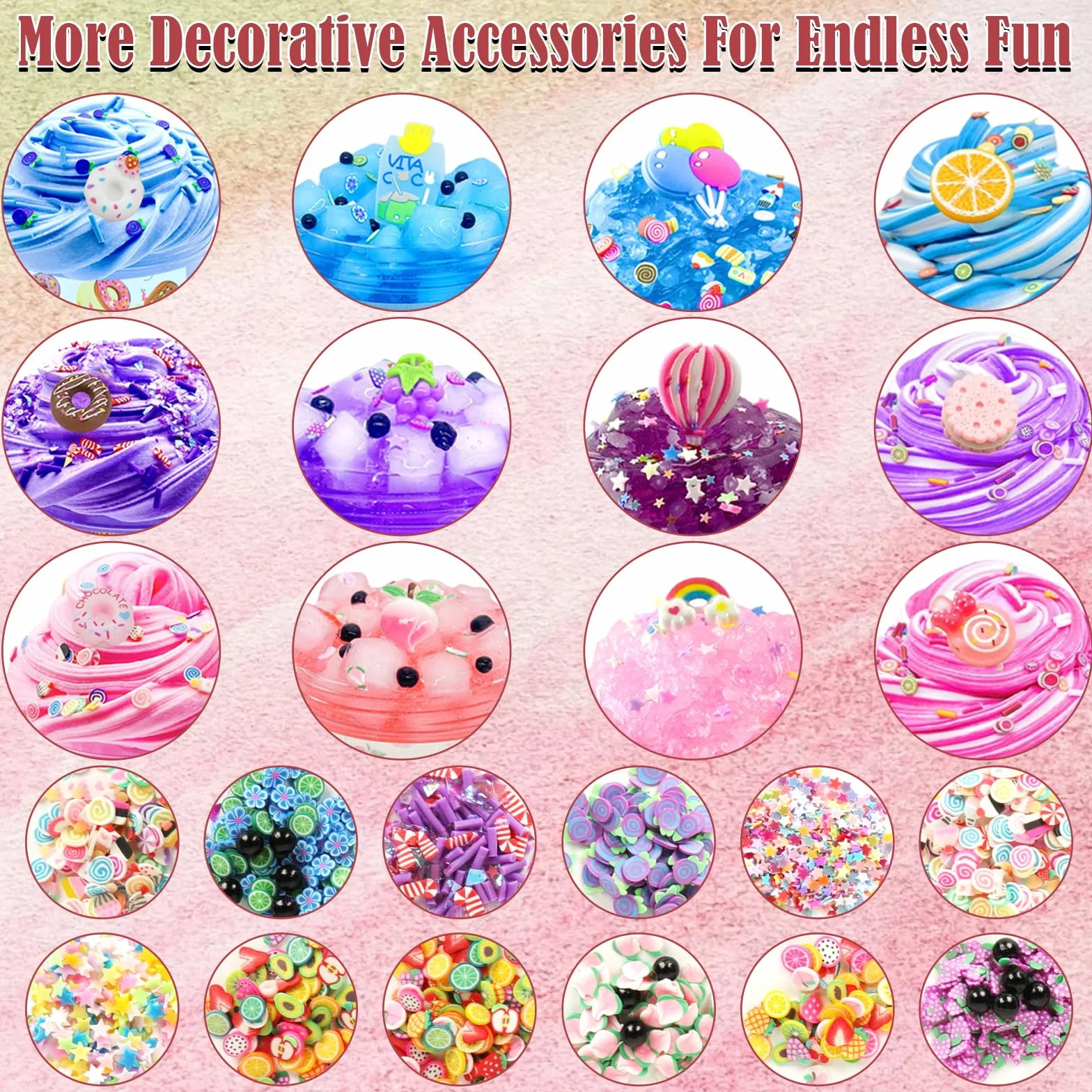 12 Pezzi 70ml Slime Kit, 12 Colori Slime per Bambini, Kit Slime Fai Da Te, Butter Slime e Clear Slime Giocattoli, Regalo di Compleanno di Natale per Ragazze e Ragazzi