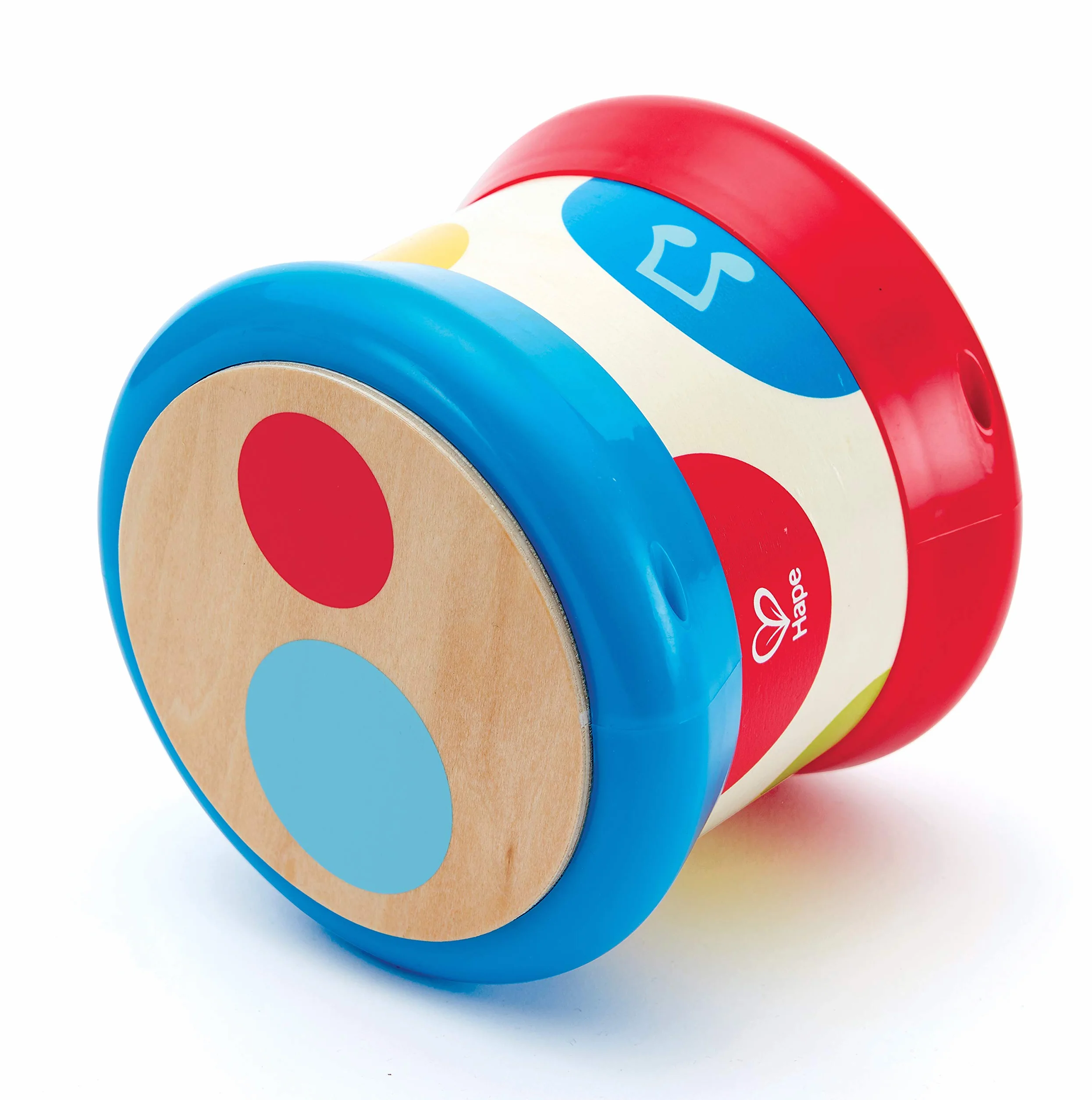 Hape Baby Tamburo | Giocattolo musicale educativo | Con tanti suoni per avvicinarsi alla musica dai 6 mesi