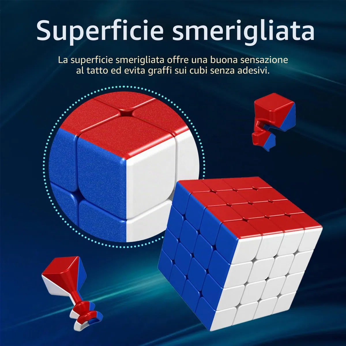 Speed Cube, MOYU Meilong M 2x2 Cubi di Velocità Originale Durevole e Flessibile Puzzle Cube Rompicapo per Bambini Appassionati