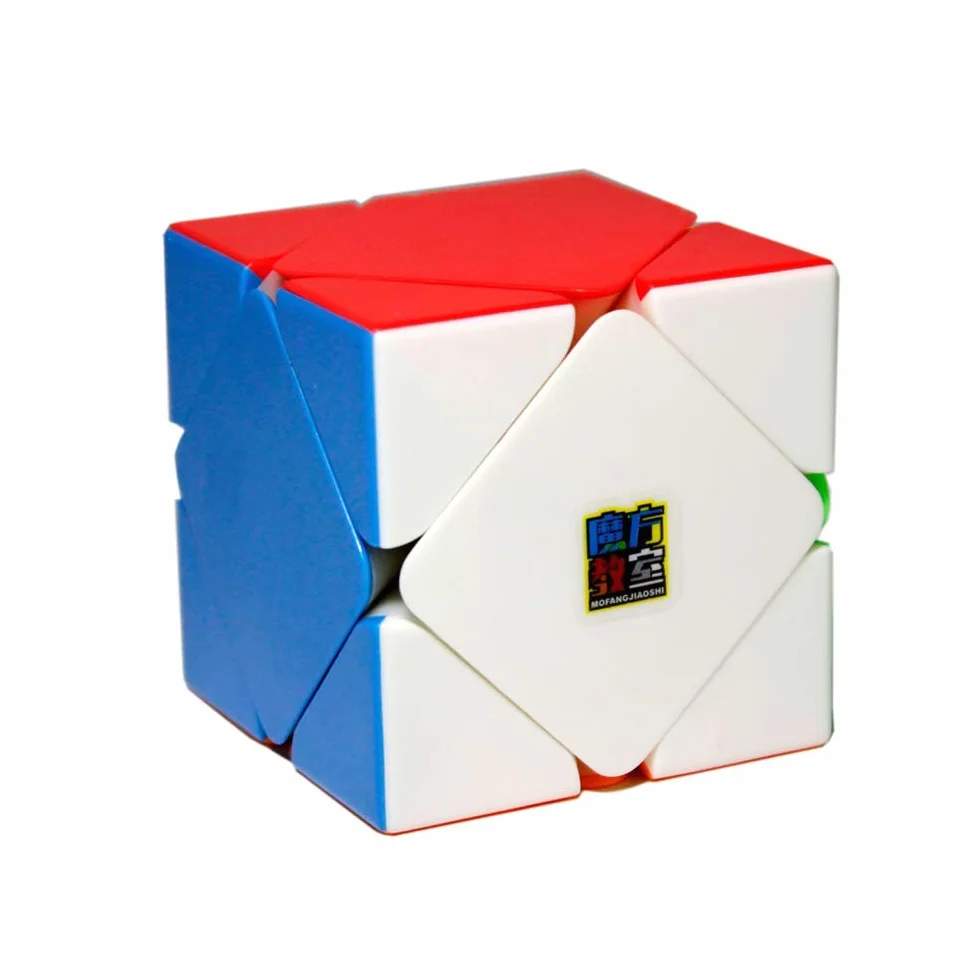 Oostifun MoYu MOFANGJIAOSHI CUBING CLASSROOM MFJS Meilong Skewb Cubing Classroom Twisty Puzzle Cubo Rompicapo Puzzle con un cubo Treppiede (Senza Adesivo)