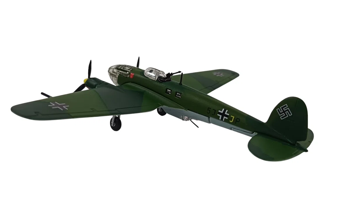 OPO 10 - Bombardiere Heinkel He 111, Riproduzione in Scala 1/144 di Un Aereo Militare della seconda Guerra Mondiale - B103