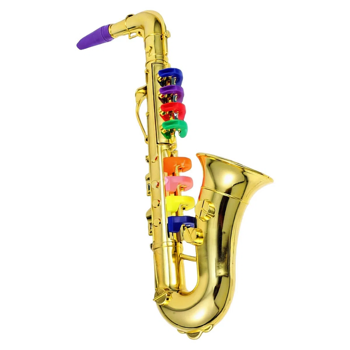 Sassofono Giocattolo | Strumento Musicale Per Bambini - Mini Sax Per Esercitarsi, Strumento Musicale Adatto Ai Bambini, Giocattolo Ritmico Durevole, Layout Dei Tasti Facile Da Usare