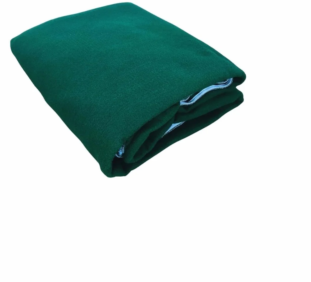 Generico Copritavolo da Gioco Verde, con Elastico, per Tavoli da 4 Posti, Quadrato 140 x 140 cm, Poliestere, Panno Verde Per Tavolo, Poker - Burraco - Texas Holde'm