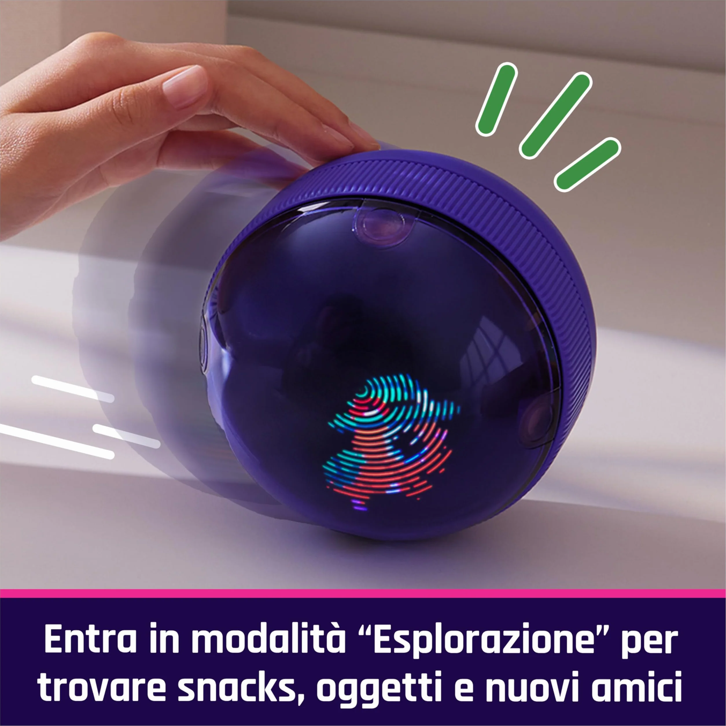 Bitzee, Il tuo Criceto Interattivo, Hamster Ball con Oltre 20 criceti all'Interno da Collezionare, rotola e reagisce al Tocco, Cucciolo Digitale e Giocattolo per Bambini e Bambine dai 5 Anni in su