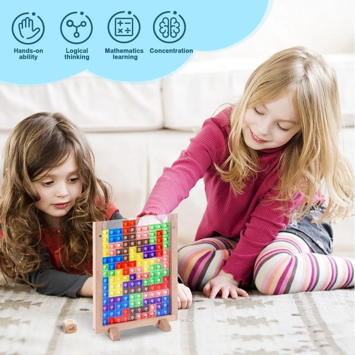 Giochi da tavolo, puzzle, puzzle 3D, giocattoli educativi per bambini e adulti per ragazze e ragazzi di 3 4 5 6 7 8 9 10 anni.