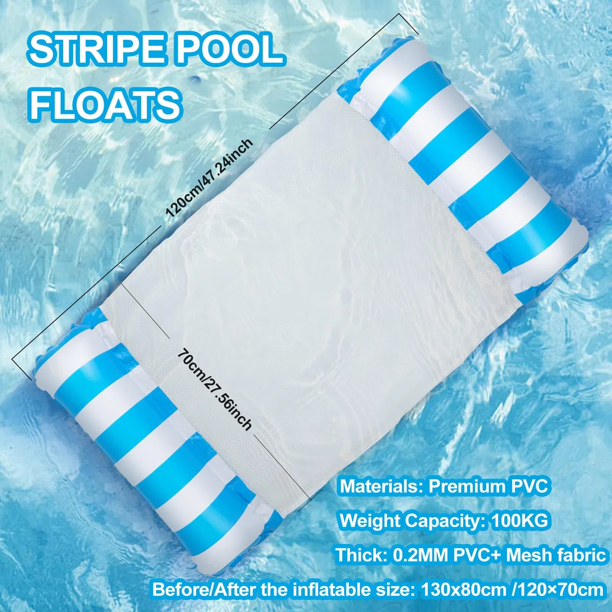 2 Pezzi Materassino Gonfiabile Mare, 4 in 1 Amaca Gonfiabili Mare, Gonfiabili Piscina Galleggiante, per Piscina Spiaggia (Rosa e Blu)