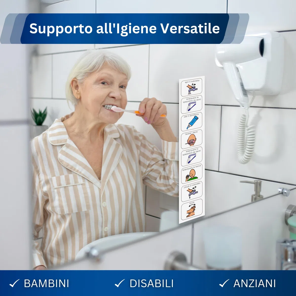 Autism Supplies and Developments Programma Spazzolino –Agenda Visiva Bambini Autismo – Vasino –Igiene Personale –CAA Giochi Montessori/Educativi –Ludattica –Regali Autistici –Italiano