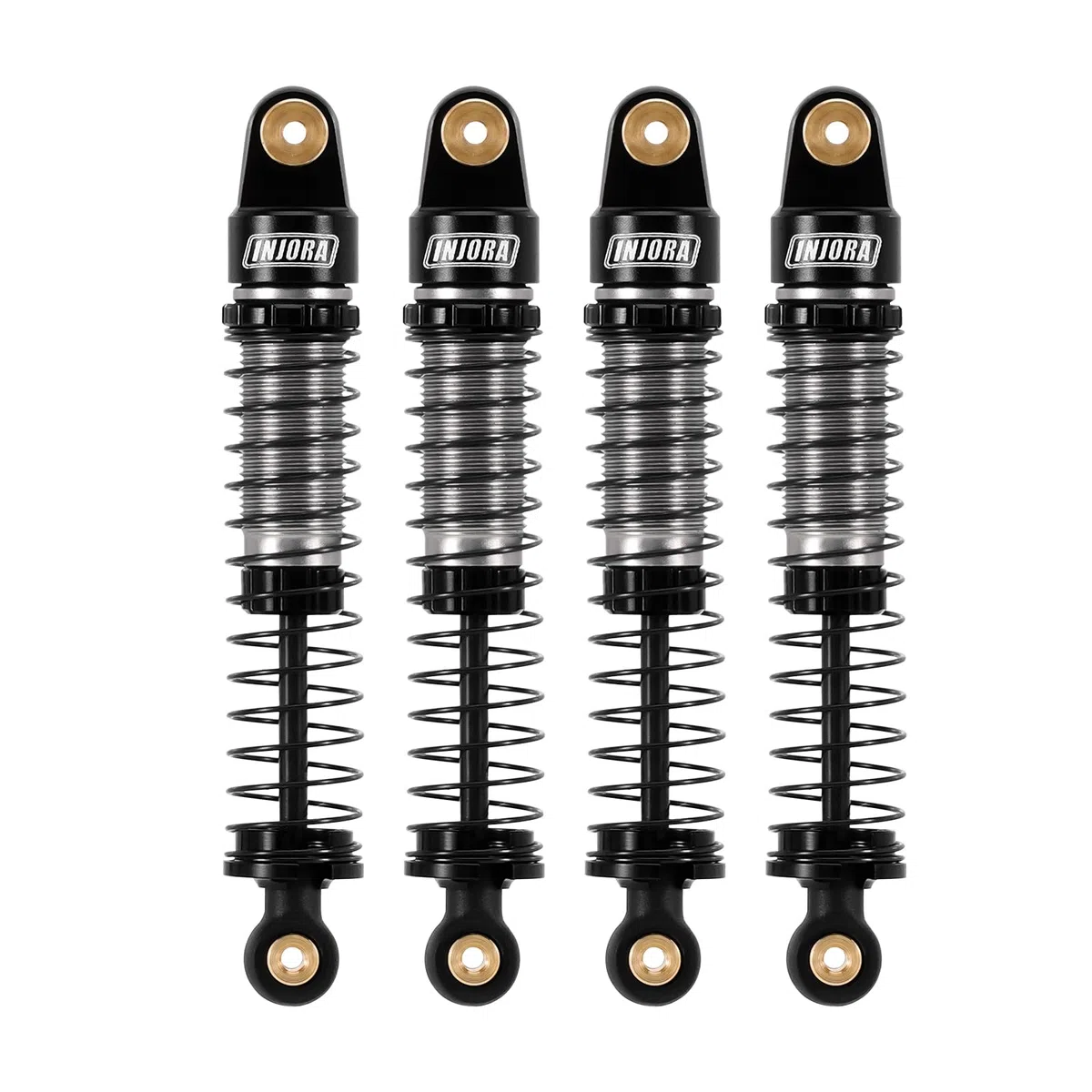 INJORA Ammortizzatore olio ammortizzatore Big Bore 52mm per 1/24 RC Crawler Axial AX24 Aggiornamento