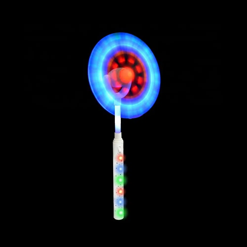 The Glowhouse Flashing Swivel Fan LED Light Up Mulino a Vento regolabile Spinning Toy