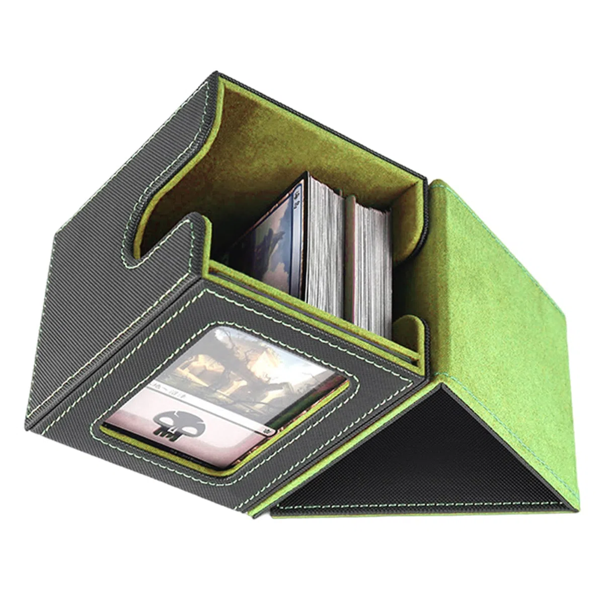 Commander Deck Box - Custodia Per Carte Commander, Scatola Per Mazzi Commanderr Con Grande Capacità Di Stoccaggio, Può Contenere Fino A 100 Carte Da Gioco. Scatola Multifunzionale Per Cristalli,
