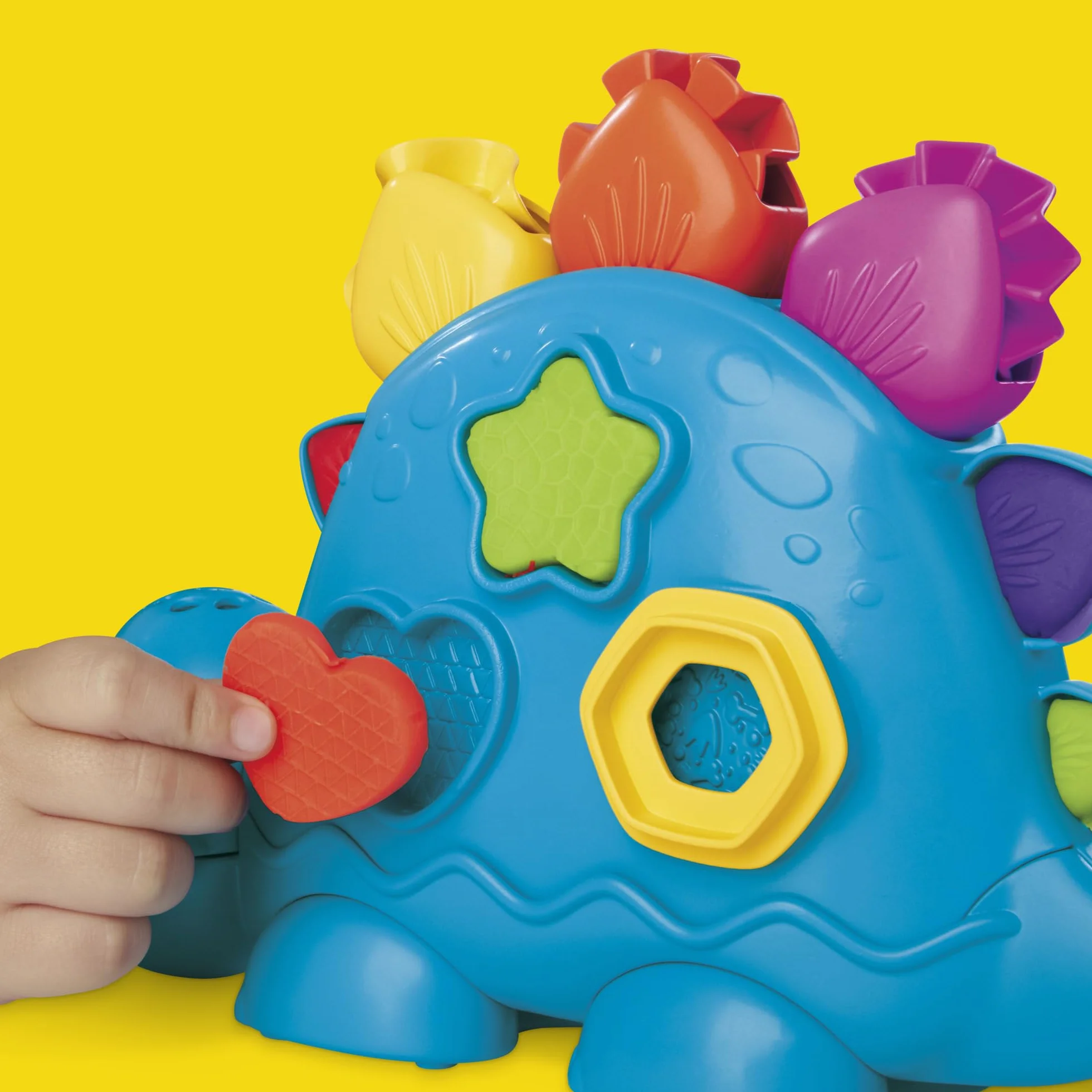 Play-Doh Hasbro, Starter Set Dinosauro Forme e Colori, Arti e Mestieri Creativi per Bambini e Bambine dai 2 Anni in su, Ottima Idea Regalo, Include 6 Vasetti di Pasta Modellabile e Accessori