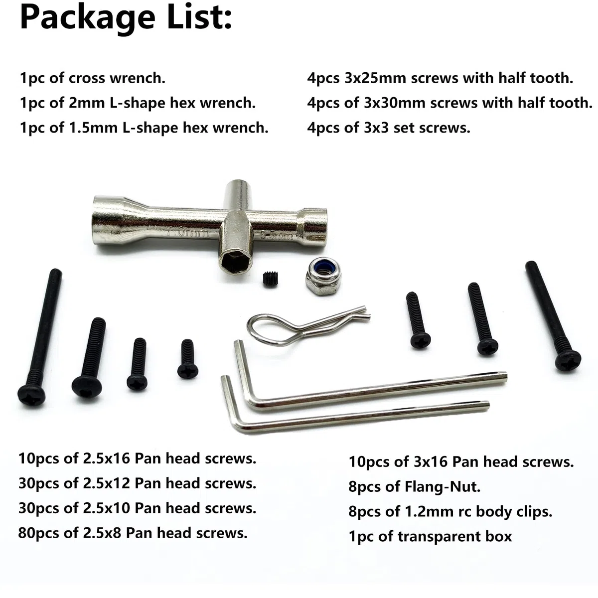 Kit di viti RC parti di ricambio per MJX Hyper Go H14BM 14301 14302 14209 14210 1/14 Scala RC Auto Parti di Aggiornamento