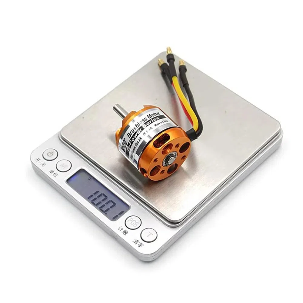 1 PZ DYS D3536 3536 750/910/1000/1250/1450KV 2-4S Lipo Brushless Motore FPV 5.0mm Albero 102g 35x36mm Multicopters RC Plane (D3536 1250KV)