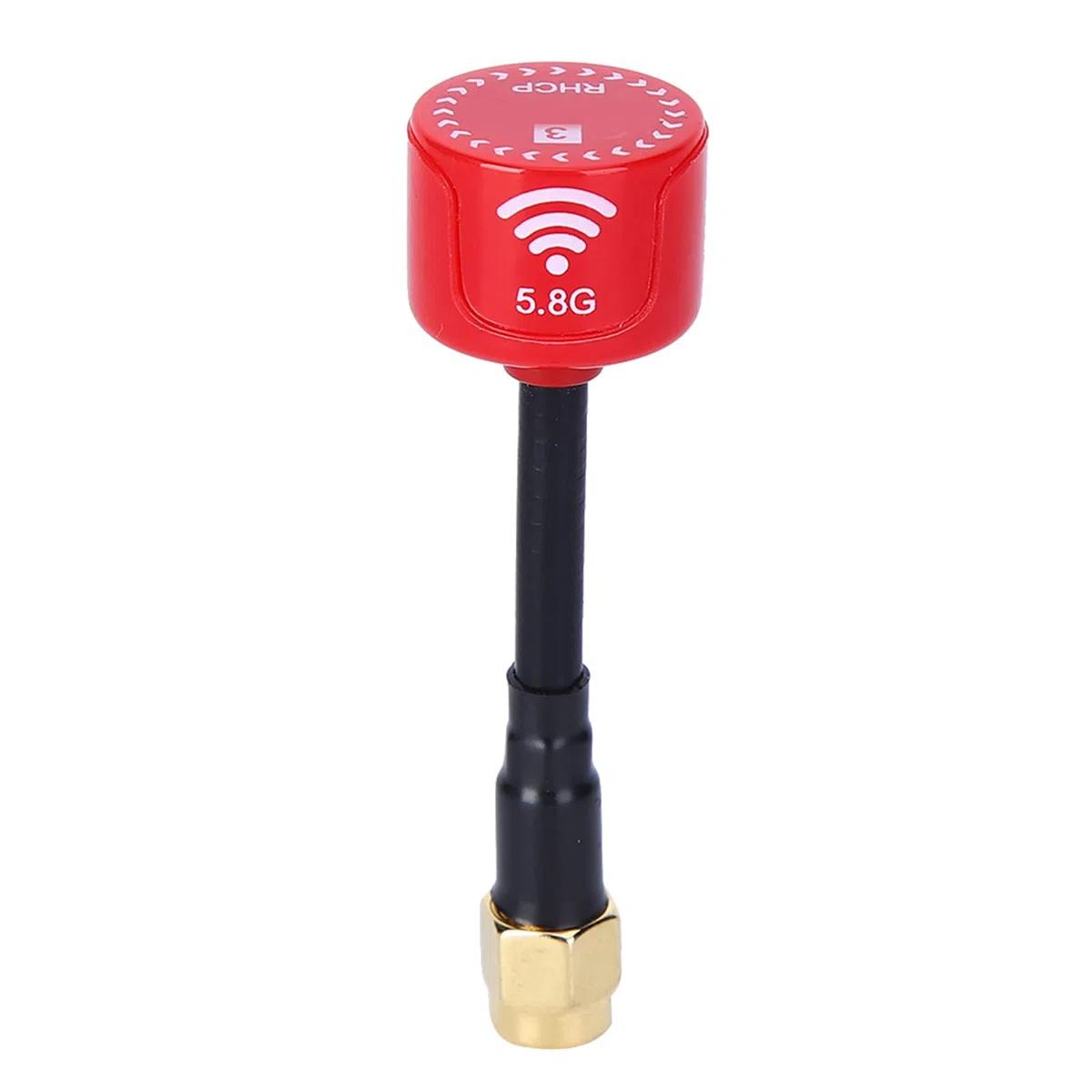 VGEBY Antenna ad Alto Guadagno 5,8 GHz 3dBi Antenna RHCP per Accessori per Parti di droni da Corsa RC FPV(SMA-Innennadel-2)