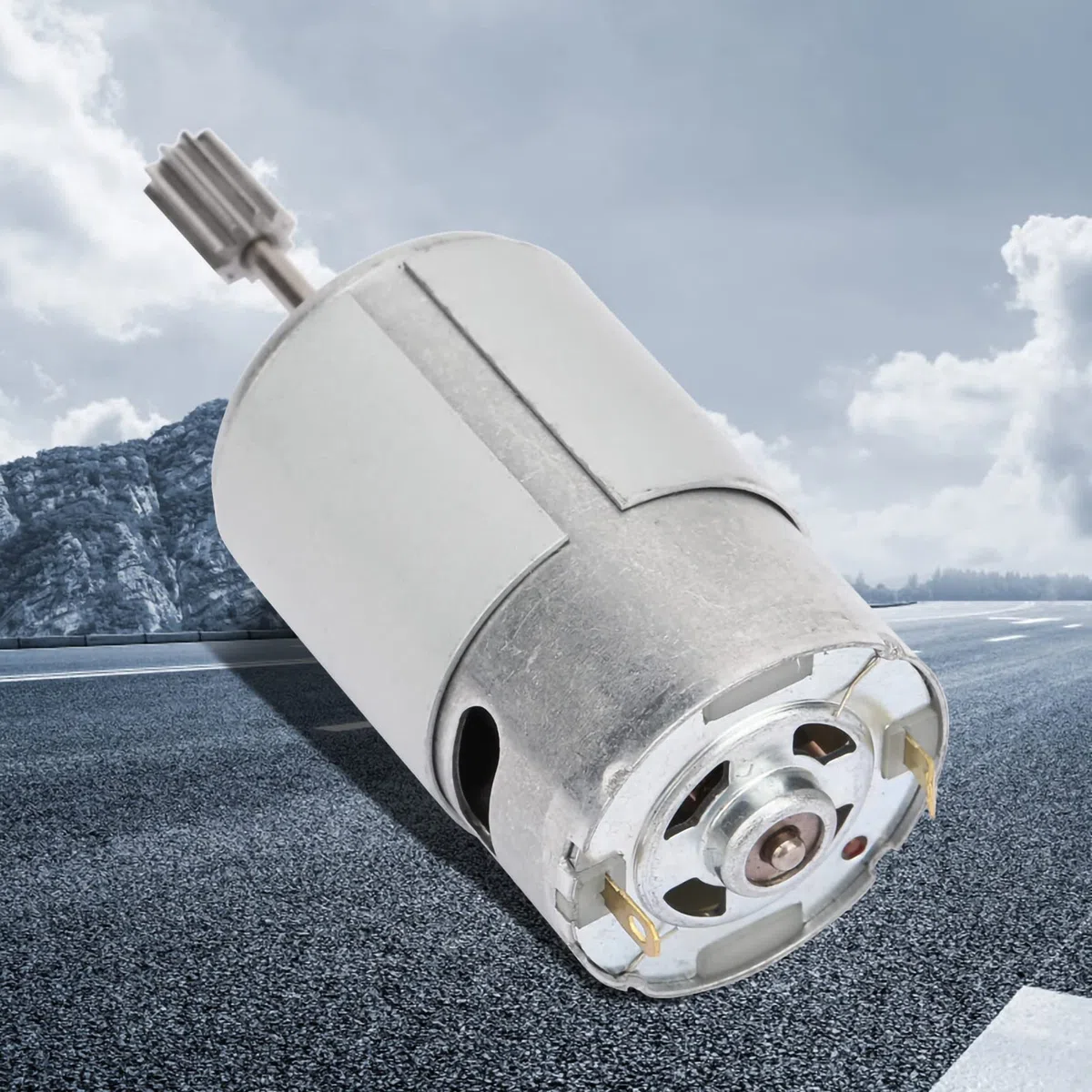 Motore RS550, 6V RS550 Micromotore ad alta velocità Motore di azionamento Accessori per motori per bambini Pezzi di ricambio per giocattoli per bambini auto RC (6V 550-20000)
