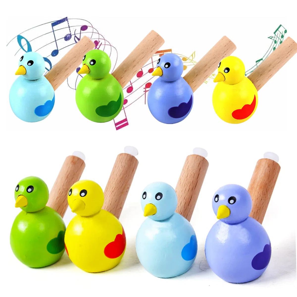 15 Pezzi Fischietto per Uccelli,Uccelli Giocattolo Fischio del Giocattolo Strumento Musicale per I Bambini,Fischietto Ad Acqua Uccelli per Bambino Giocattolo Musicale per Feste,Colore Casuale