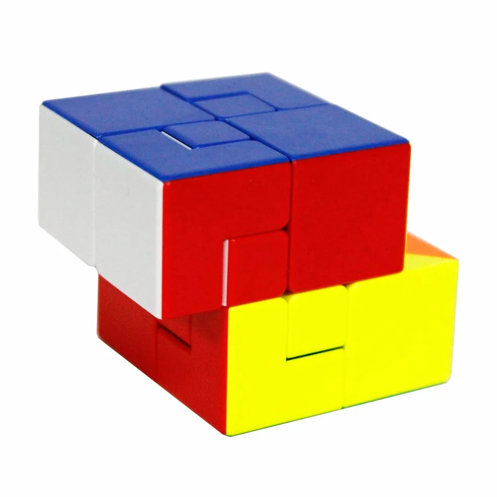 Oostifun MoYu MoFang JiaoShi Meilong KuiLei Cube Cubing Classroom Meilong Puzzle Cube multicolore con un cubo treppiede (Style-1)