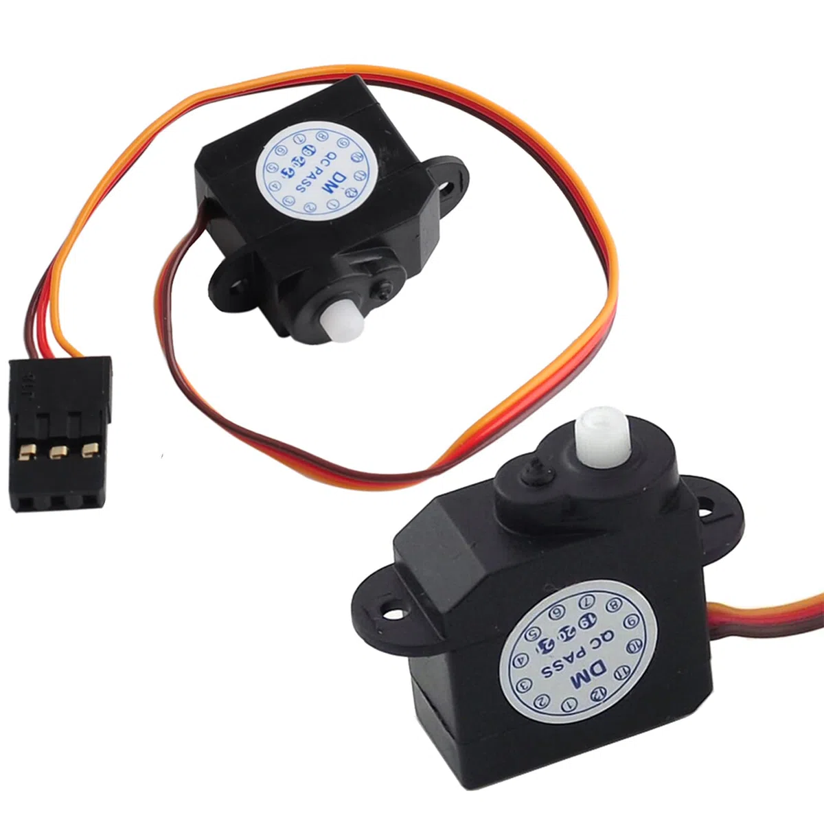 2.1g RC Micro Servo 2g Sub Mini servo 180 Gradi DM-S0020 4.8V-6V per RC Hobby Parti (2PCS)