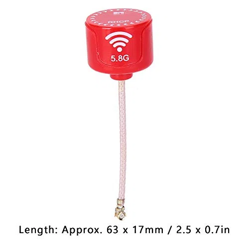VGEBY Antenna 5.8Ghz 3dBi LHCP Antenna ad Alto Guadagno per FPV Racing Drone RC Parts(UFL)