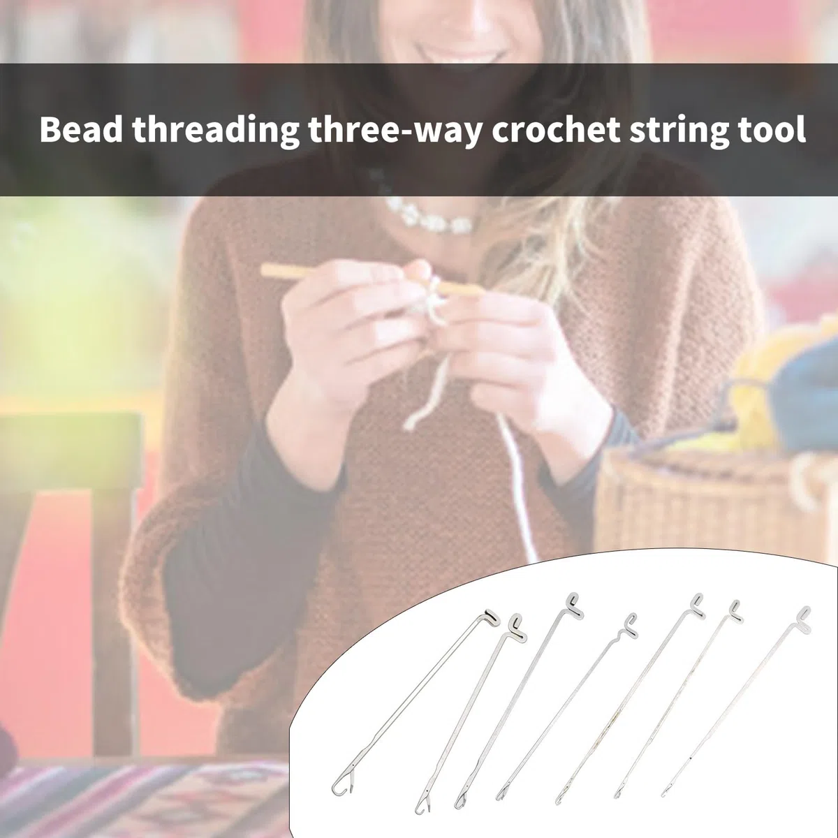100 chiusure a tre vie per braccialetti all'uncinetto, con gancio, per perline fatte a mano, strumento per la creazione di gioielli e progetti artigianali