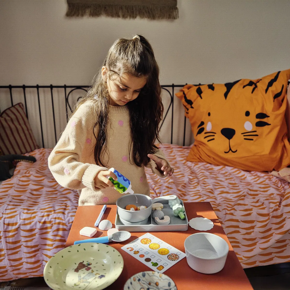 Melissa & Doug Set Water WOW! Piano Cottura - Fornello Giocattolo Cuoci e Mescola, Gioco Educativo con Cibo che Cambia Colore con l'Acqua, Regalo per Bambini e Bambine, 3+ Anni