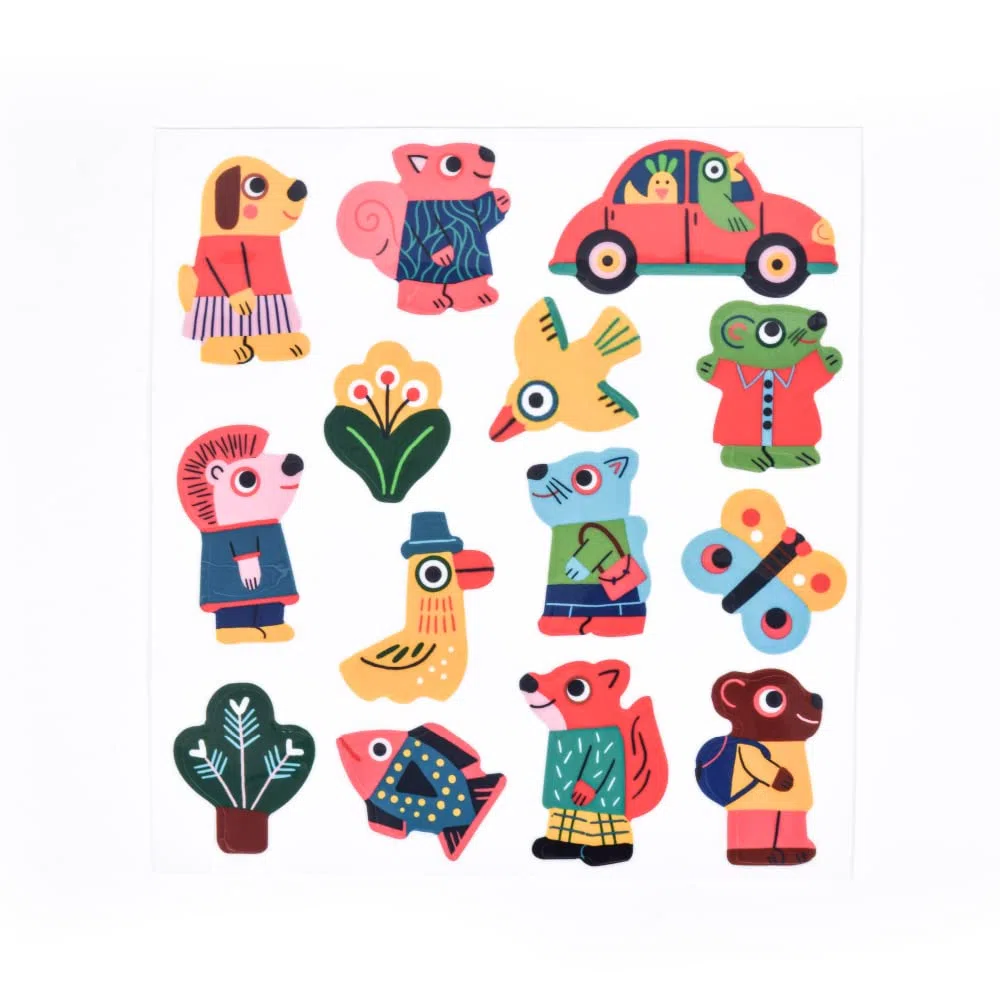 Gommettes Djeco Les animaux