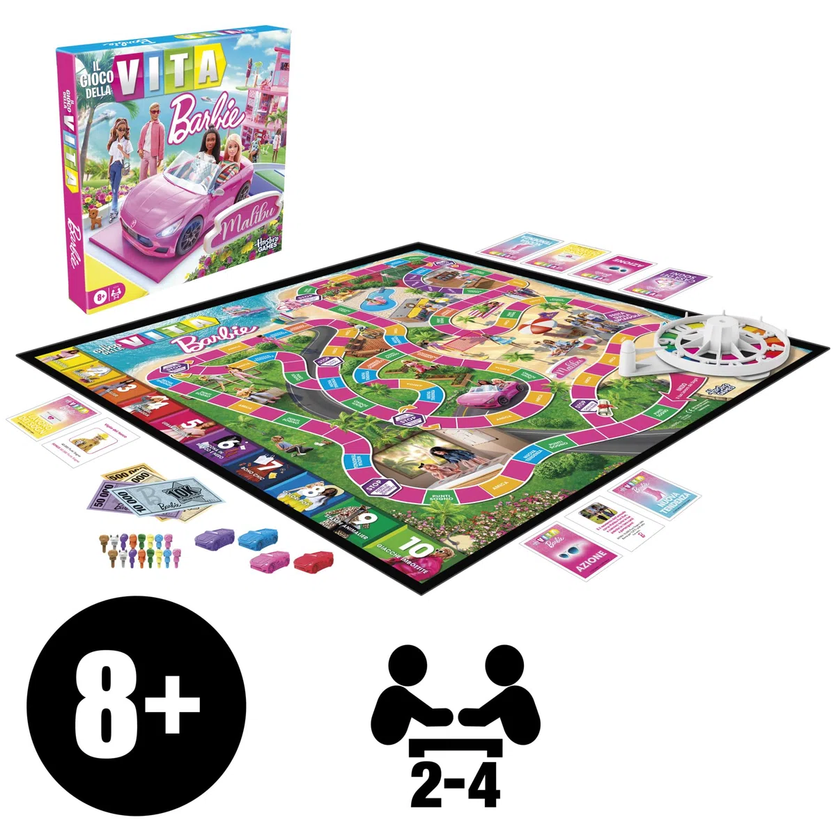 Il Gioco della Vita: Barbie Edition, gioco da tavolo - Versione italiana